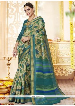 Multi Colour Weaving Work Traditional Designer Saree