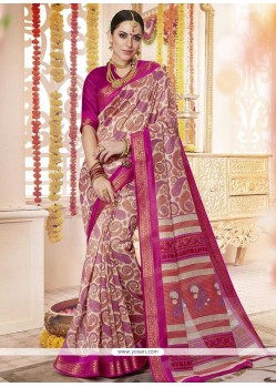 Multi Colour Weaving Work Traditional Designer Saree