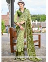 Faux Georgette Printed Saree