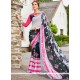 Print Work Faux Georgette Printed Saree