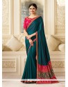 Prachi Desai Green Fancy Fabric Saree