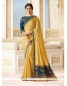 Embroidered Work Prachi Desai Classic Designer Saree