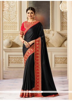 Prachi Desai Black Fancy Fabric Classic Designer Saree