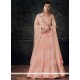 Embroidered Work Pink Net Lehenga Choli