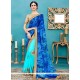 Designer Half N Half Saree For Festival