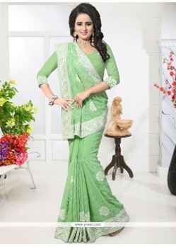 Green Classic Designer Saree