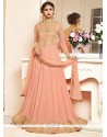 Faux Georgette Floor Length Anarkali Suit