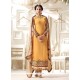 Faux Georgette Resham Work Designer Straight Suit