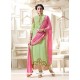 Green Designer Straight Suit