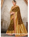 Art Silk Resham Work Traditional Saree