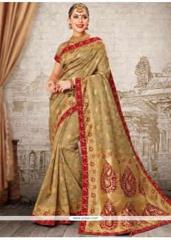 Green Art Silk Traditional Designer Saree