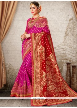 Art Silk Embroidered Work Designer Traditional Saree