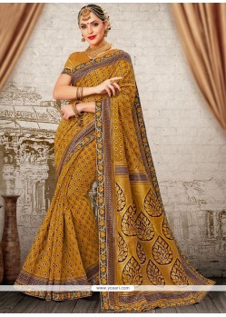 Resham Work Art Silk Traditional Saree