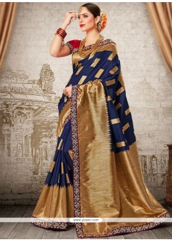 Art Silk Resham Work Designer Traditional Saree