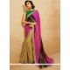 Multi Colour Faux Georgette Designer Saree