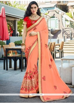 Faux Georgette Classic Designer Saree