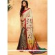 Multi Colour Print Work Printed Saree