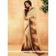 Crepe Jacquard Multi Colour Printed Saree