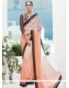 Peach Shaded Saree