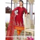 Chanderi Embroidered Work Readymade Suit