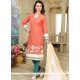 Chanderi Embroidered Work Readymade Suit