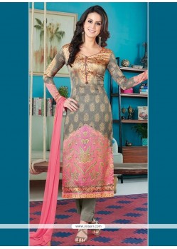 Digital Print Work Multi Colour Pant Style Suit