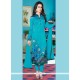 Satin Digital Print Work Pant Style Suit