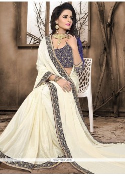 White Classic Saree