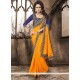 Embroidered Work Crepe Jacquard Saree