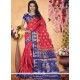 Art Silk Rose Pink Designer Traditional Saree