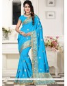 Art Silk Embroidered Work Traditional Designer Saree