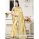 Embroidered Work Art Silk Designer Traditional Saree