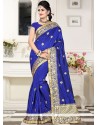 Patch Border Work Designer Traditional Saree