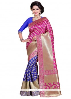 Weaving Work Art Silk Traditional Designer Saree