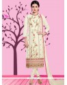 White Churidar Suit