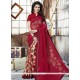 Faux Georgette Print Work Printed Saree