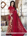 Faux Georgette Print Work Printed Saree