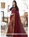 Faux Georgette Printed Saree