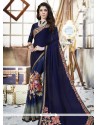 Print Work Faux Georgette Printed Saree