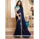 Satin Resham Work Designer Saree