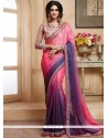 Faux Chiffon Shaded Saree