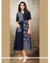 Rayon Print Work Party Wear Kurti