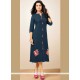 Print Work Rayon Party Wear Kurti