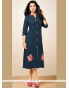 Print Work Rayon Party Wear Kurti