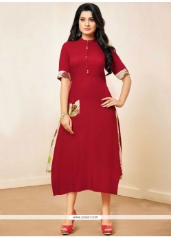 Rayon Party Wear Kurti