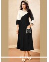 Rayon Black Party Wear Kurti