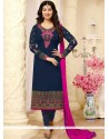 Ayesha Takia Faux Georgette Resham Work Churidar Designer Suit