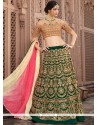 Banglori Silk Green Lehenga Choli