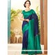 Navy Blue Designer Traditional Saree