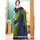 Embroidered Work Green Traditional Saree